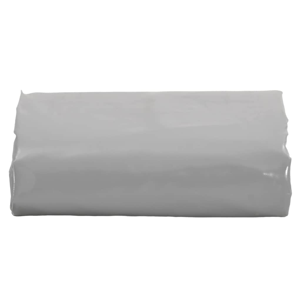 Tarpaulin 650g / m² Grey 3 x 4 m Canvas with PVC Coating