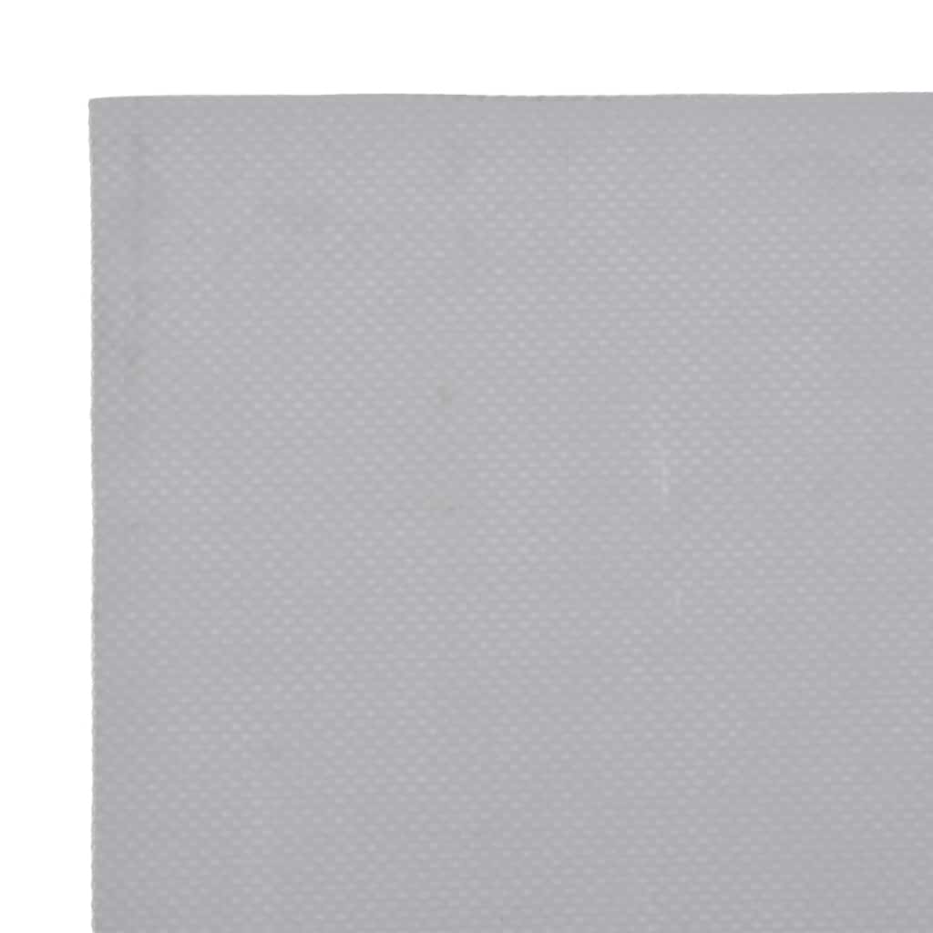 Tarpaulin 650g / m² Grey 4 x 6 m Canvas with PVC Coating