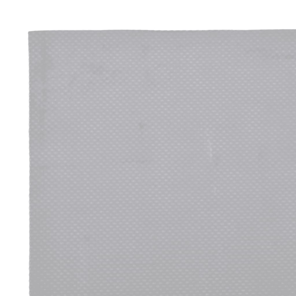 Tarpaulin 650g / m² Grey 4 x 7 m Canvas with PVC Coating