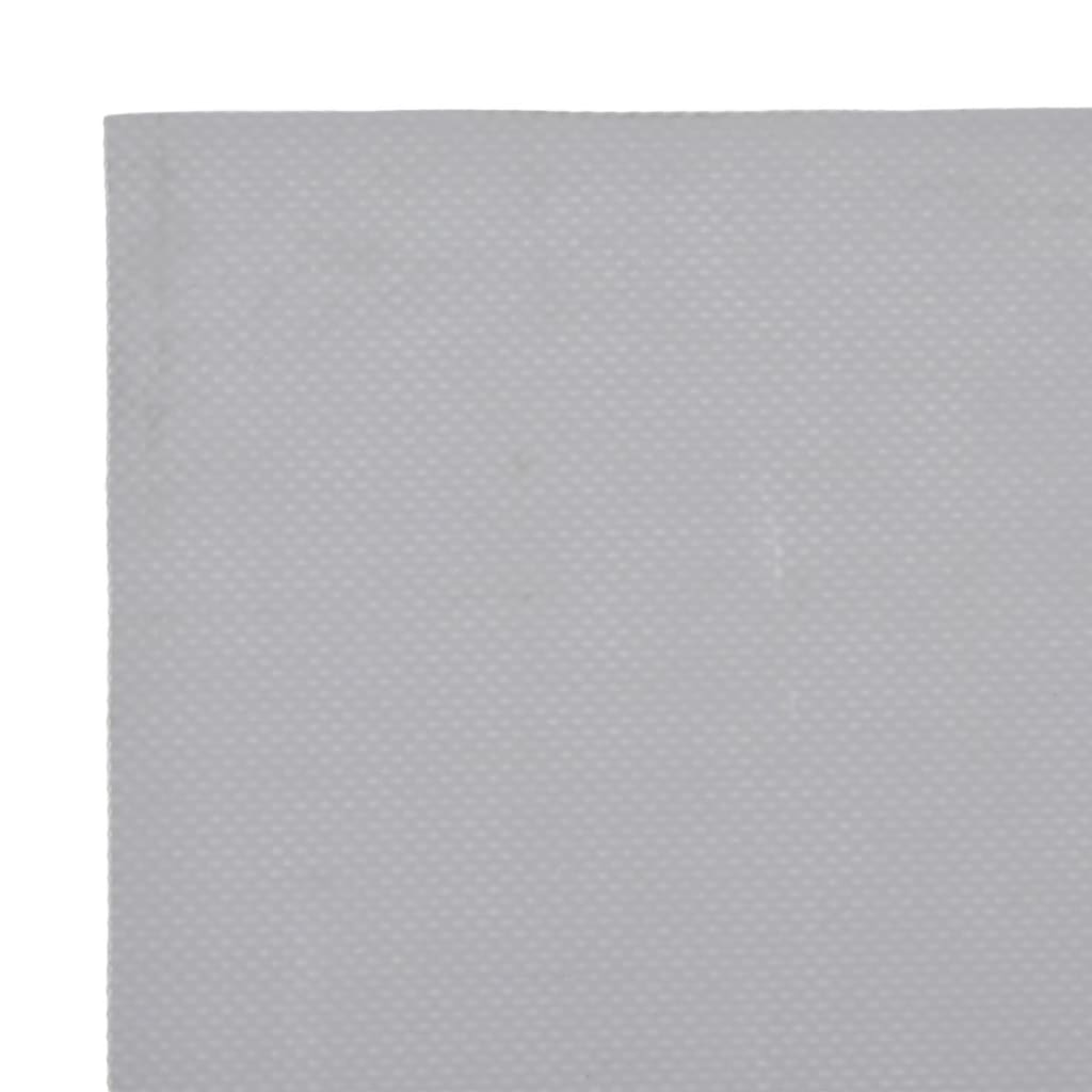 Tarpaulin 650g / m² Grey 4 x 8 m Canvas with PVC Coating