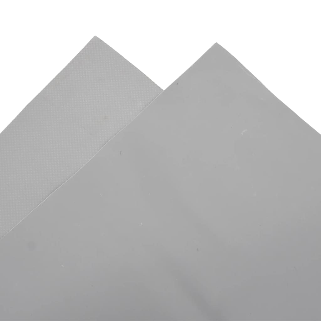 Tarpaulin 650g / m² Grey 1 x 2.5 m Canvas with PVC Coating