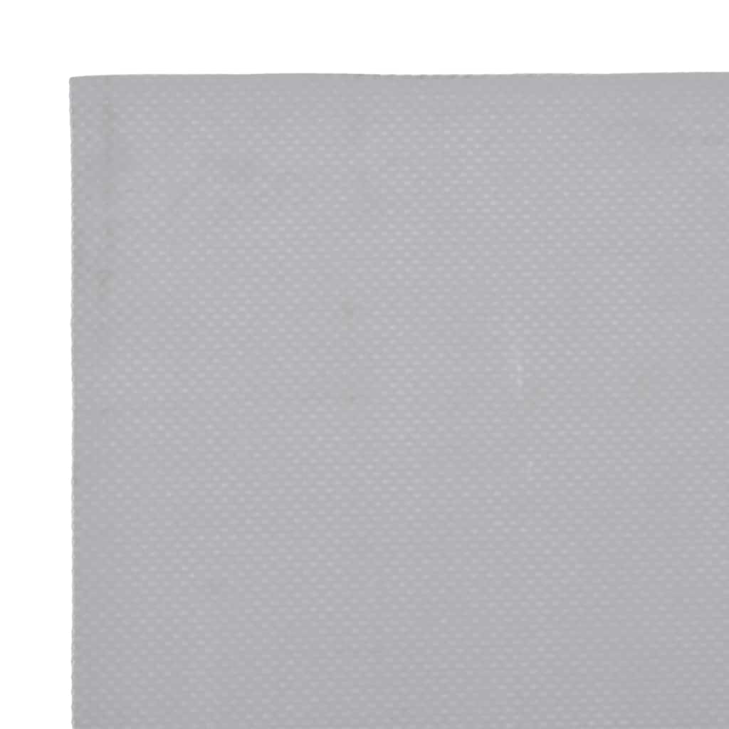 Tarpaulin 650g / m² Grey 5 x 5 m Canvas with PVC Coating