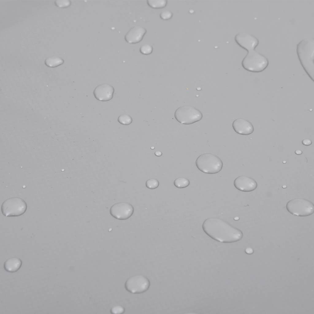 Tarpaulin 650g / m² Grey 5 x 5 m Canvas with PVC Coating
