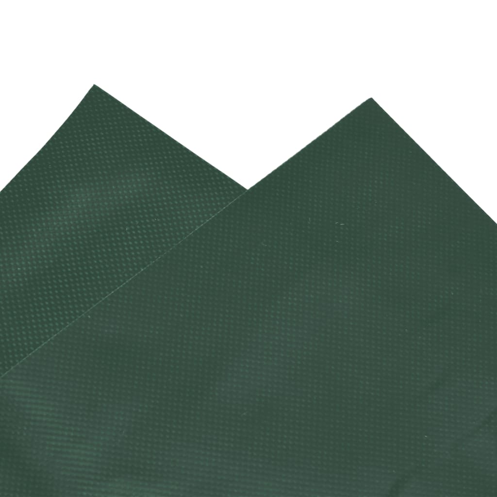 Tarpaulin 650g / m² Green 5 x 6 m Canvas with PVC Coating