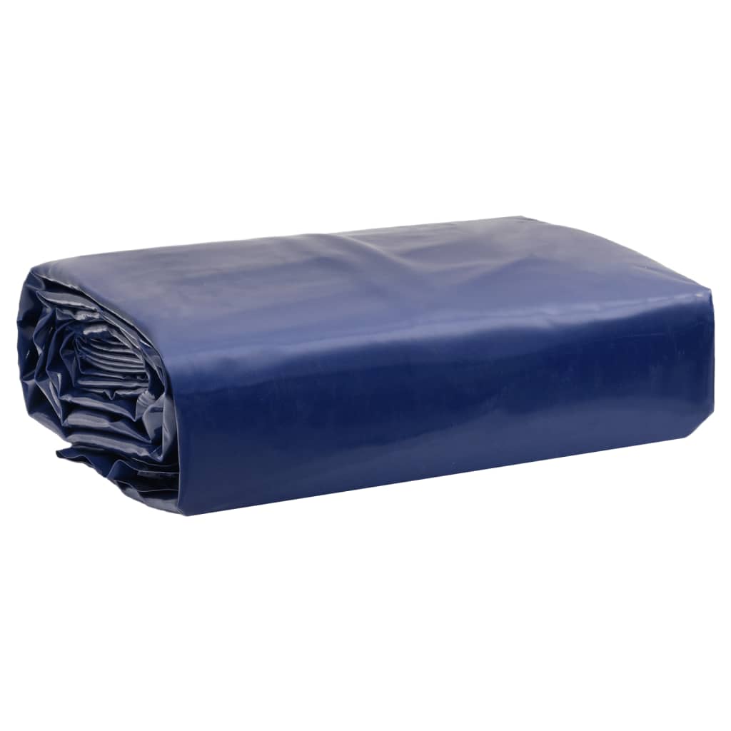 Tarpaulin 650g / m² Blue 2 x 3 m Canvas with PVC Coating