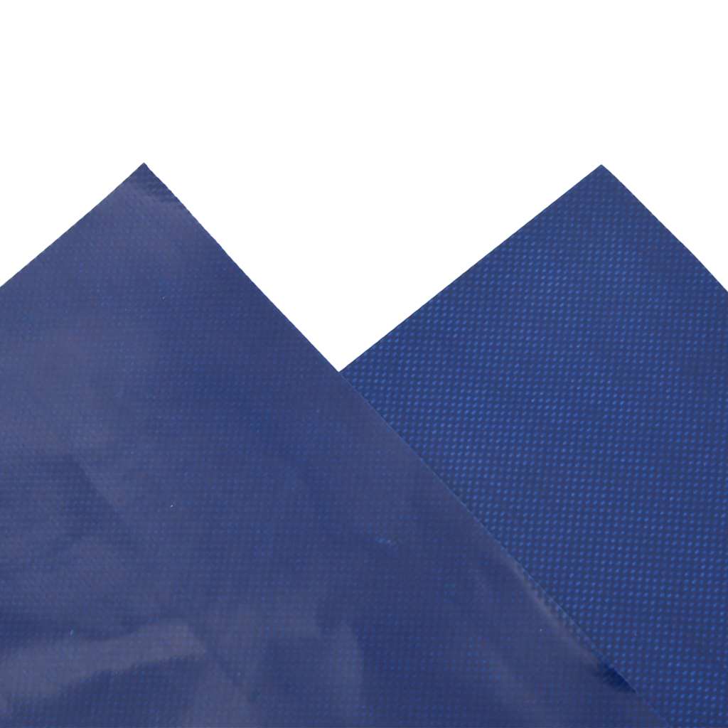 Tarpaulin 650g / m² Blue 3 x 6 m Canvas with PVC Coating