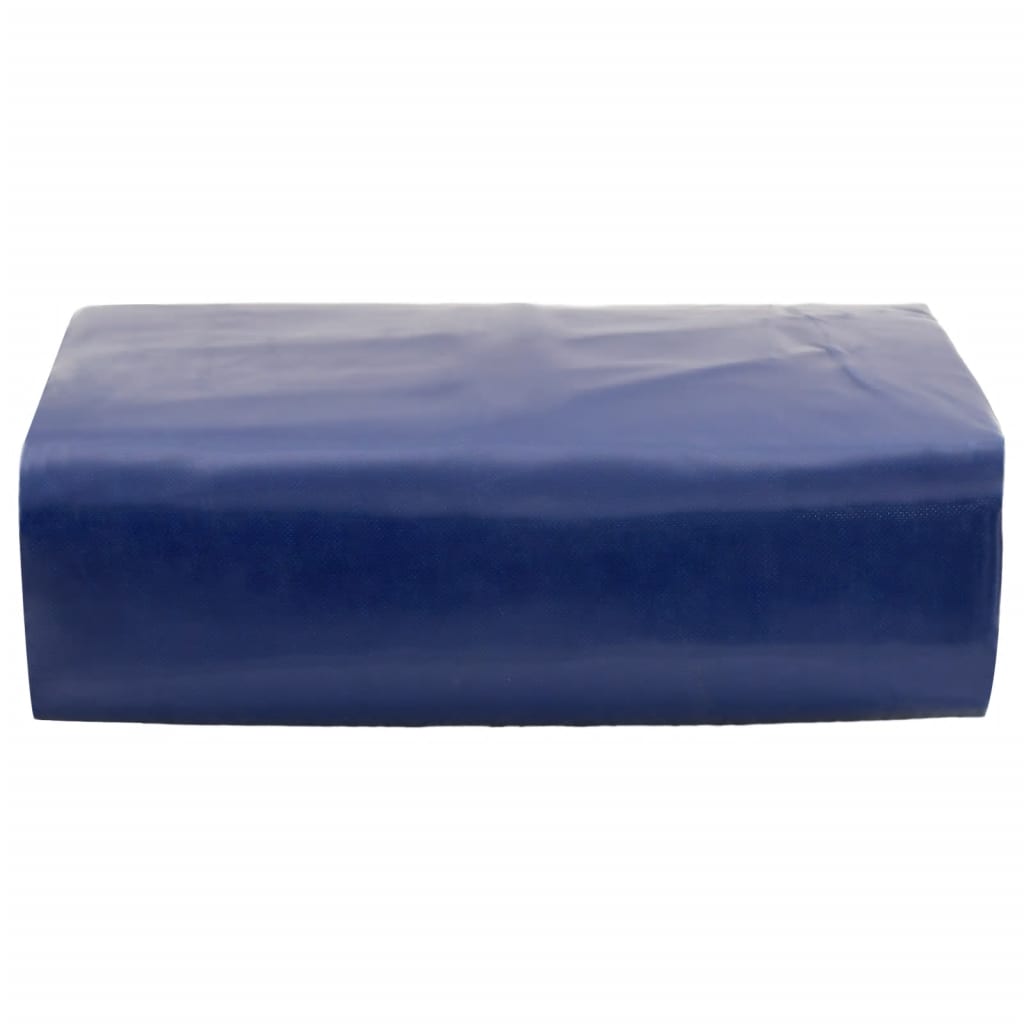 Tarpaulin 650g / m² Blue 4 x 5 m Canvas with PVC Coating