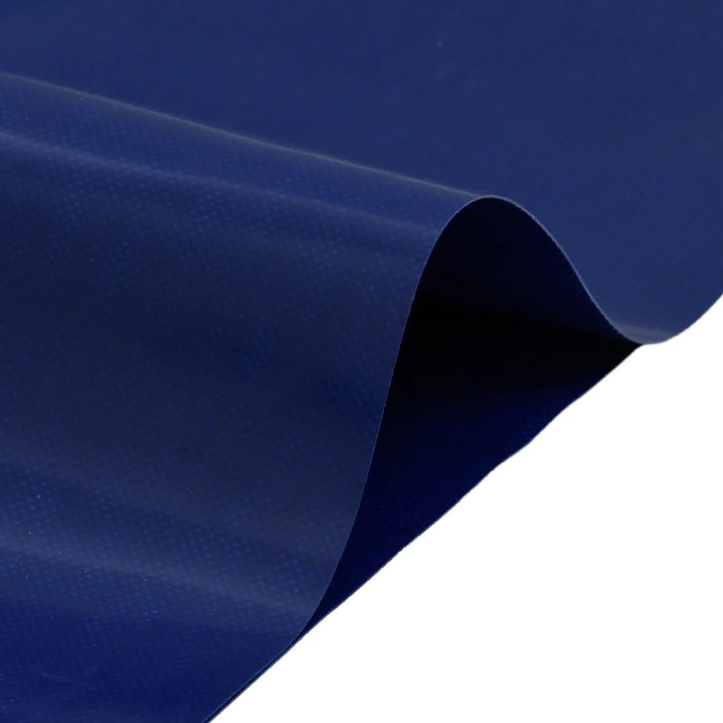 Tarpaulin 650g / m² Blue 4 x 6 m Canvas with PVC Coating