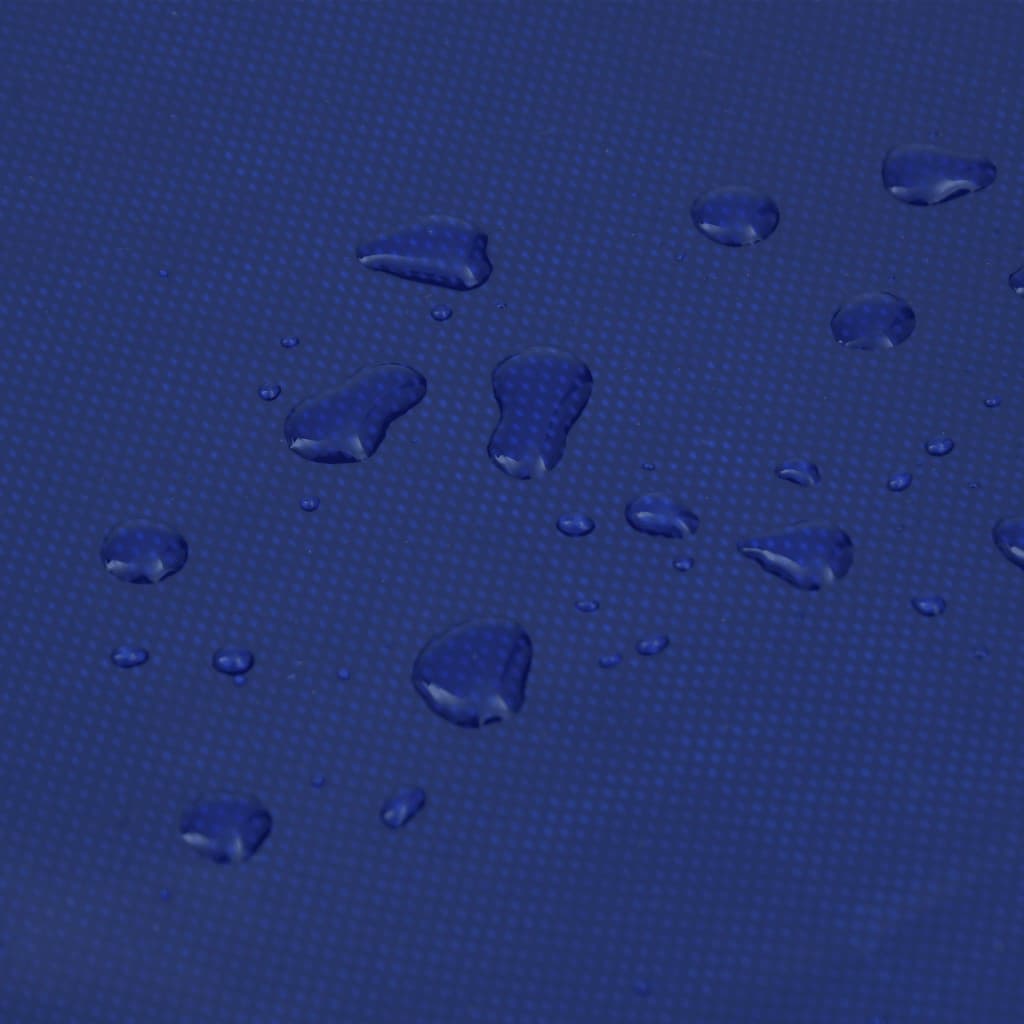 Tarpaulin 650g / m² Blue 6 x 8 m Canvas with PVC Coating