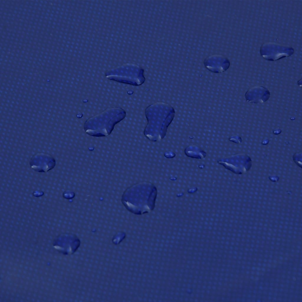 Tarpaulin 650g / m² Blue 1 x 2.5 m Canvas with PVC Coating