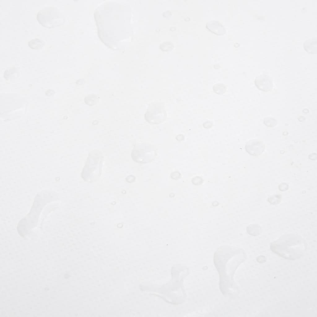 Tarpaulin 650g / m² White 4 x 8 m Canvas with PVC Coating