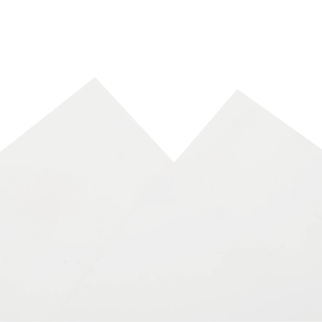 Tarpaulin 650g / m² White 3.5 x 5 m Canvas with PVC Coating