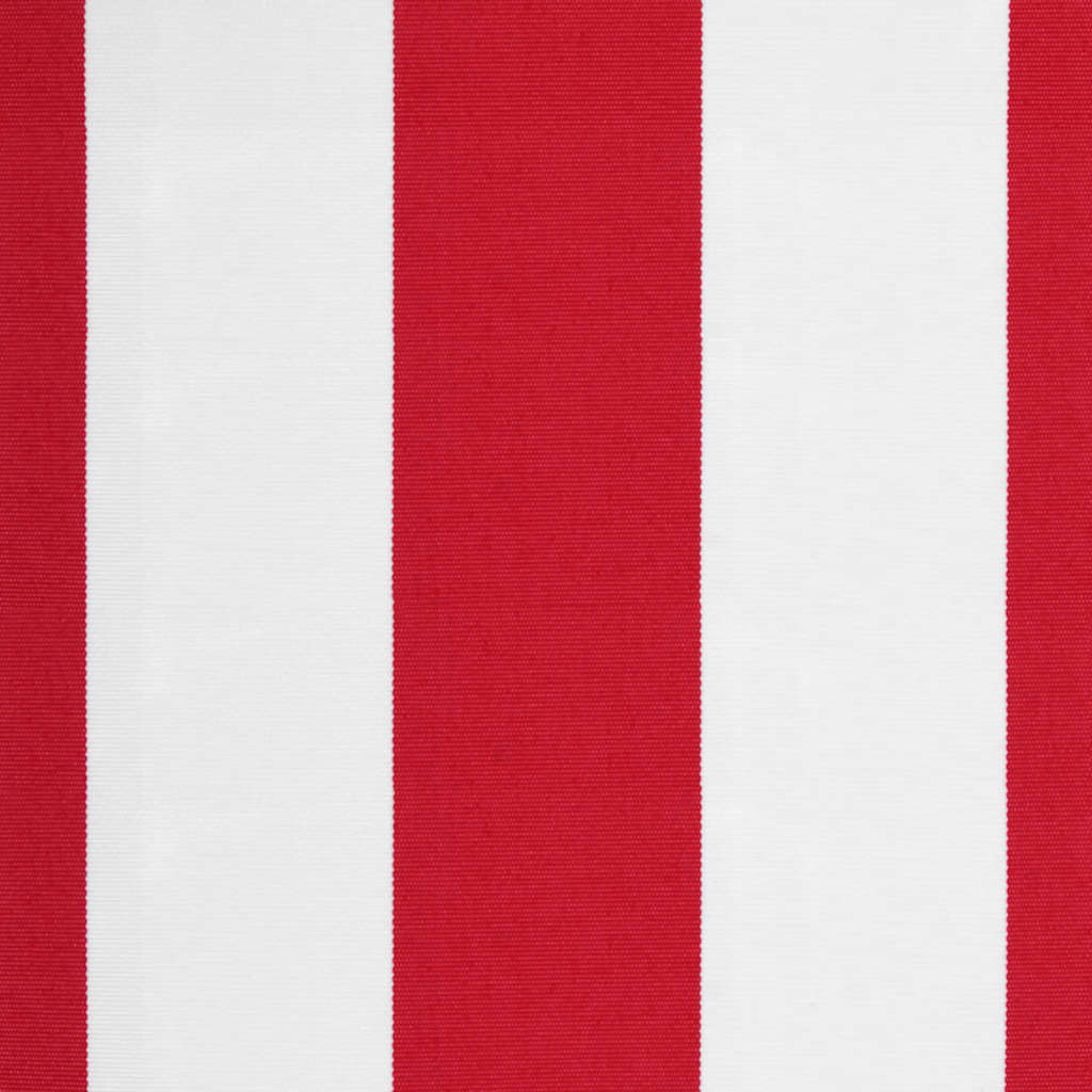 Awning Replacement Fabric Red and White 3x2.5 m Polyester