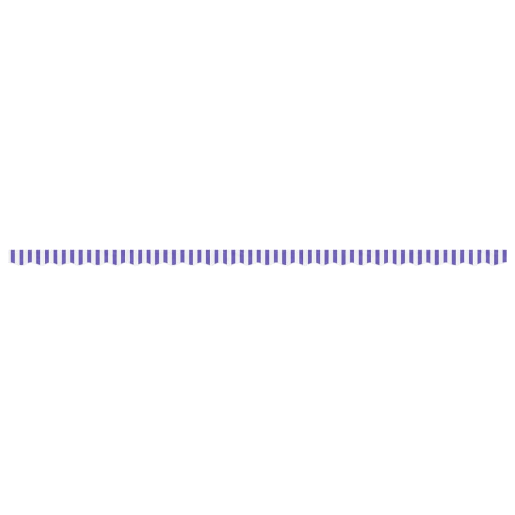 Awning Valance Replacement Blue and White Stripe 580x20 cm