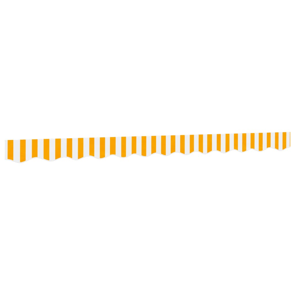 Awning Valance Replacement Yellow and White Stripe 280x20 cm