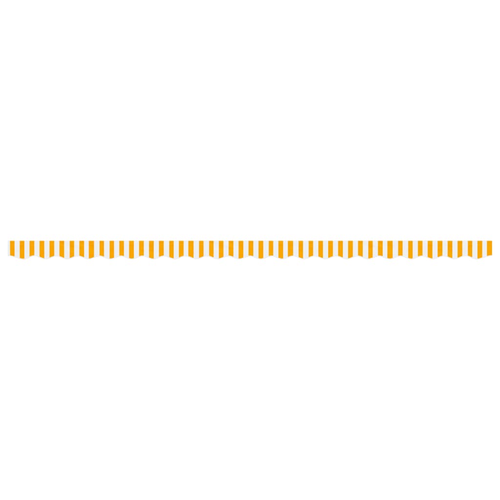 Awning Valance Replacement Yellow and White Stripe 480x20 cm