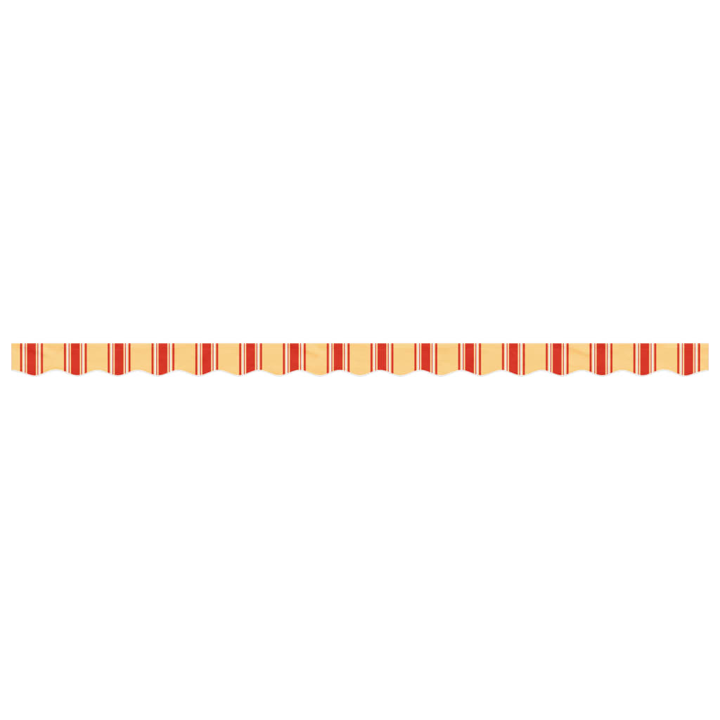 Awning Valance Replacement Yellow and Orange Stripe 380x20 cm