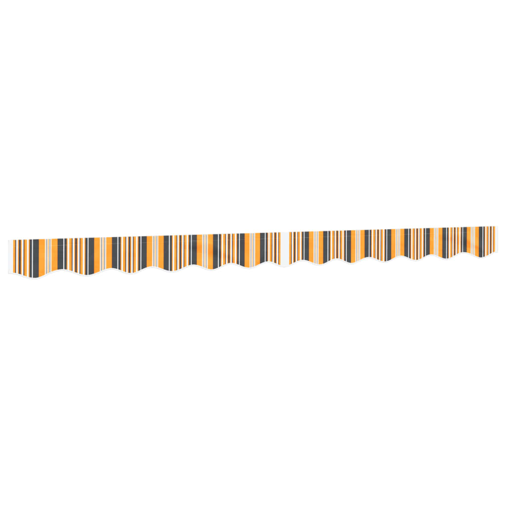 Awning Valance Replacement Yellow and Grey Stripe 280x20 cm