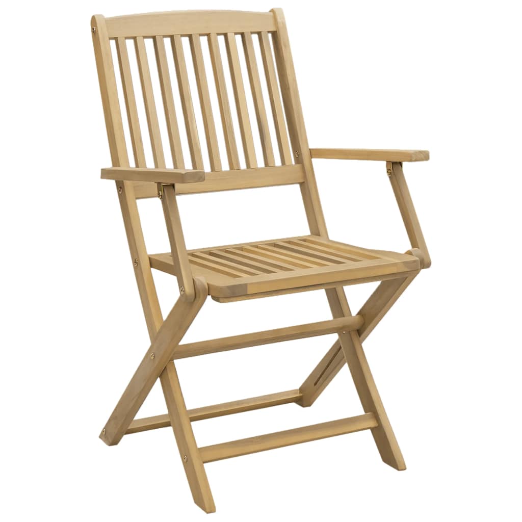 Folding Chairs 8 pcs 54,5x58x90 cm Solid Wood Acacia
