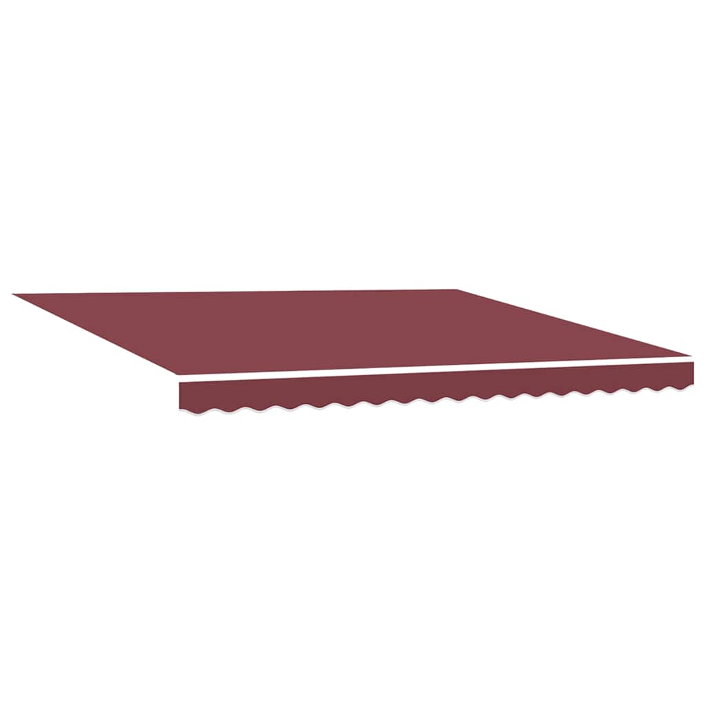 Manual Retractable Awning Burgundy 400x300 cm