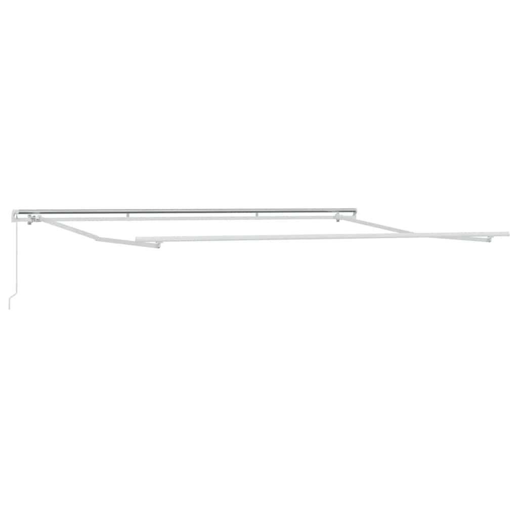 Manual Retractable Awning Burgundy 400x300 cm