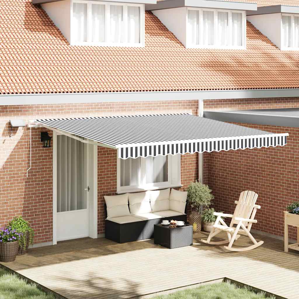 Manual Awning with Solar LED 4 x 3 m