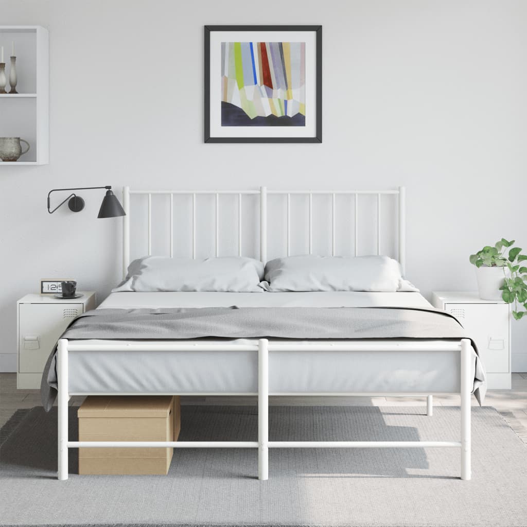 Bedside Cabinets 2 pcs White 34,5x39x44 cm Steel