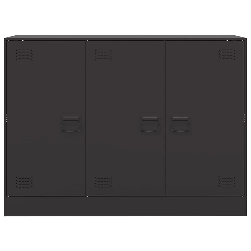 Sideboard Black 99x39x73 cm Steel