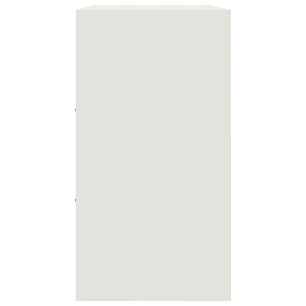 Sideboard White 99x39x73 cm Steel