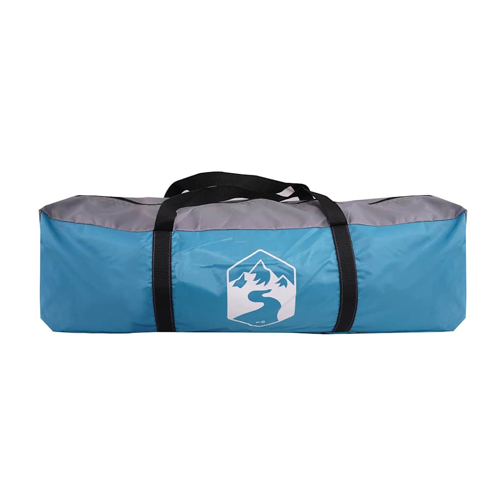Camping Tent Tunnel 2-Person Blue Waterproof