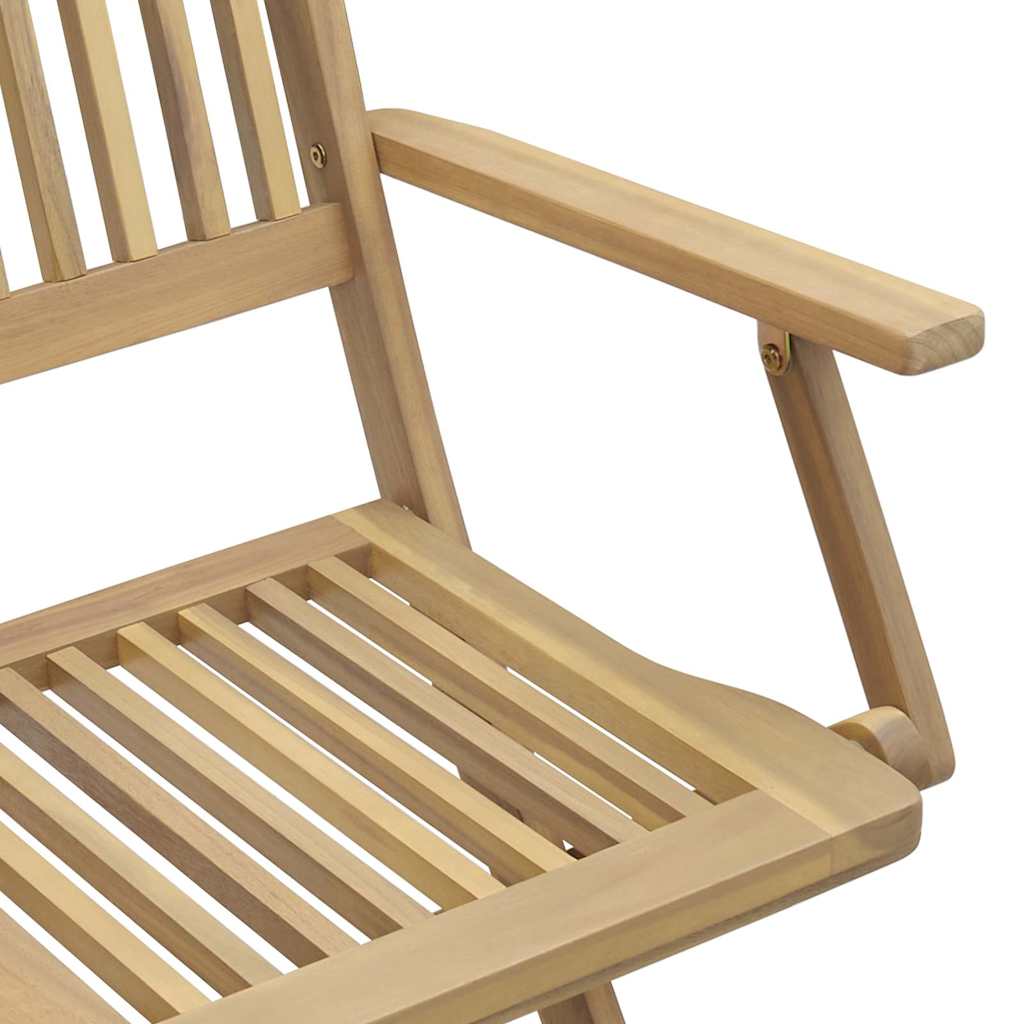 Folding Chairs 4 pcs 57,5x54,5x90 cm Solid Wood Acacia