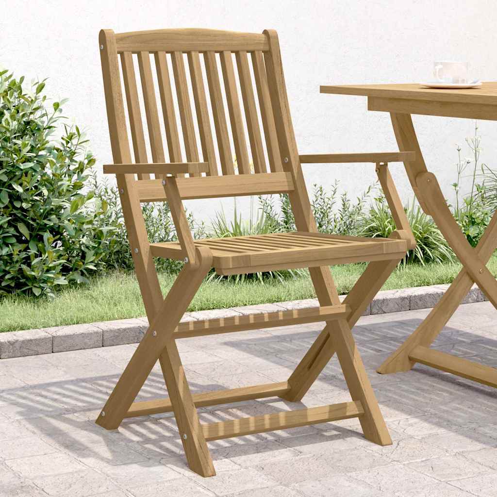 Folding Chairs 4 pcs 57,5x54,5x90 cm Solid Wood Acacia