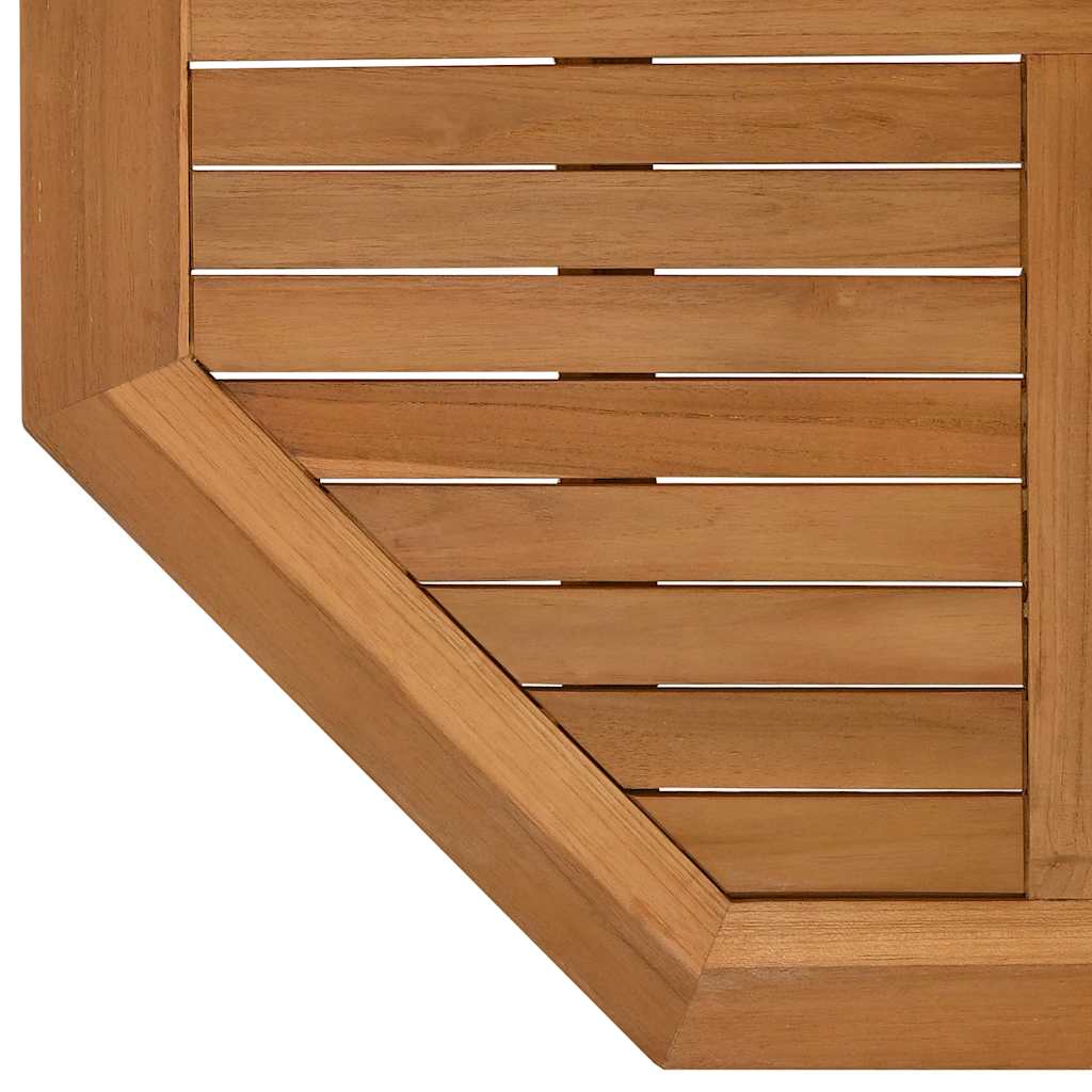 Table Top 90x90x2.5 cm Octagonal Solid Wood Teak