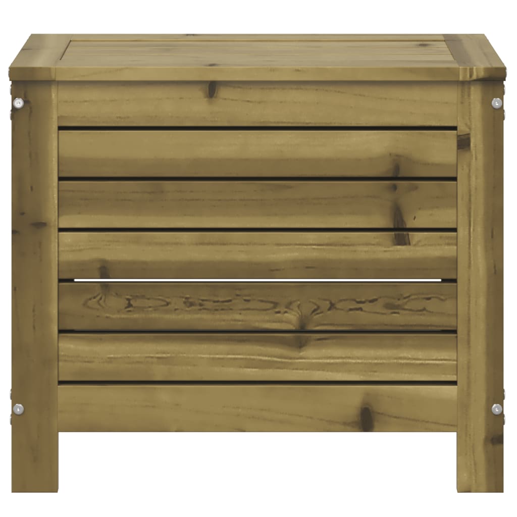 Garden Footstool 62x31,5x52 cm Impregnated Wood Pine