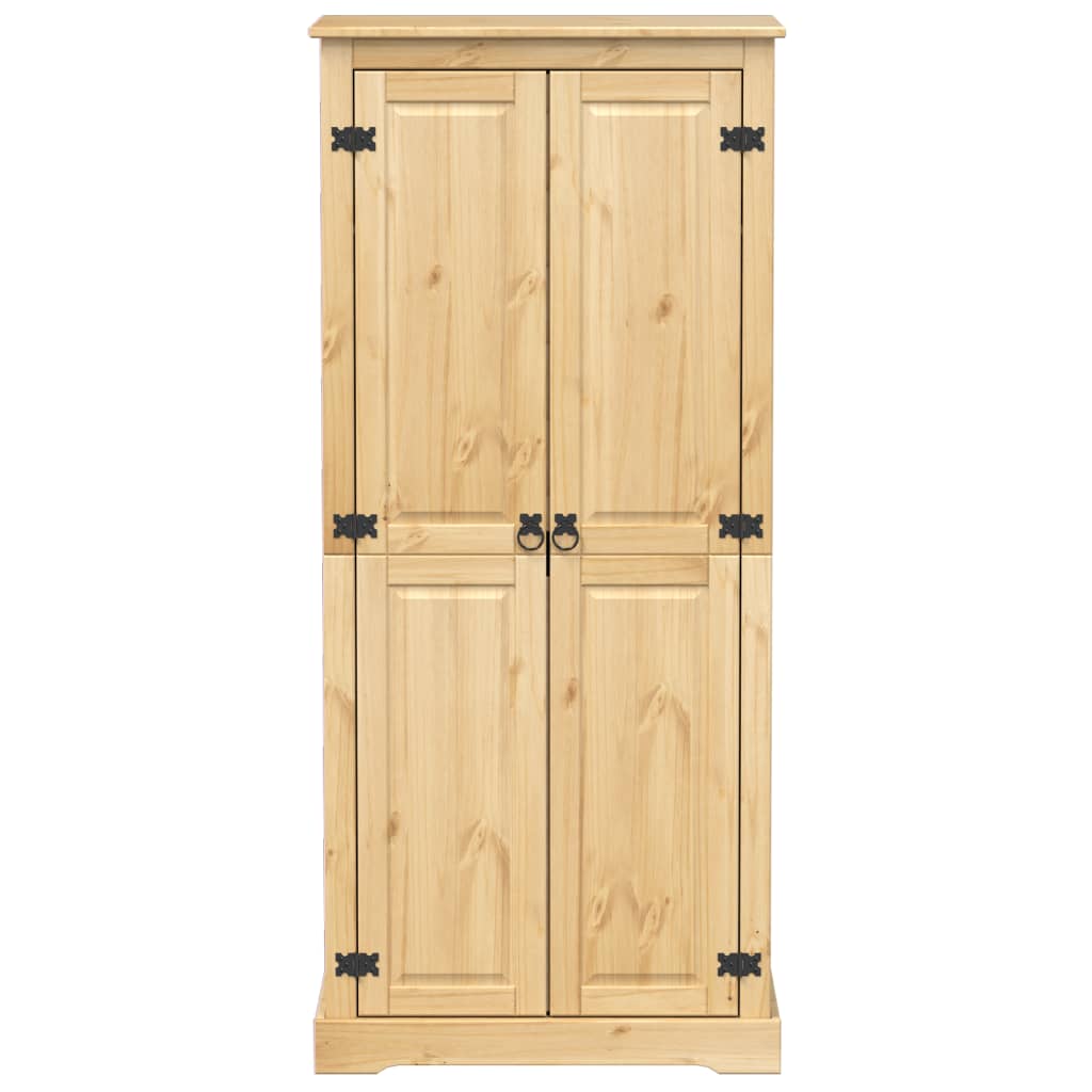 Wardrobe "Corona" 76x50x170 cm Solid Wood Pine
