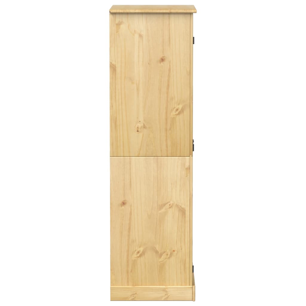 Wardrobe "Corona" 76x50x170 cm Solid Wood Pine