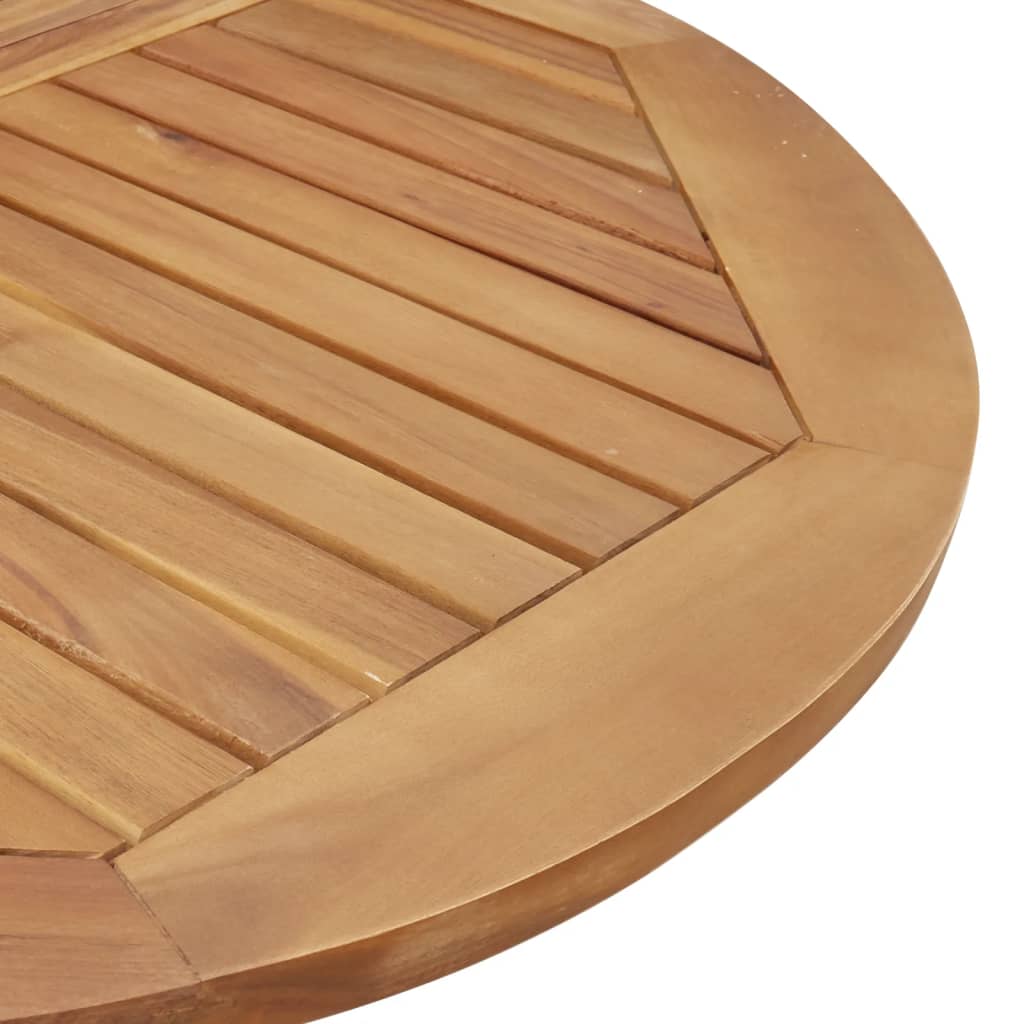 Garden Table Round Ø85x75 cm Solid Wood Acacia
