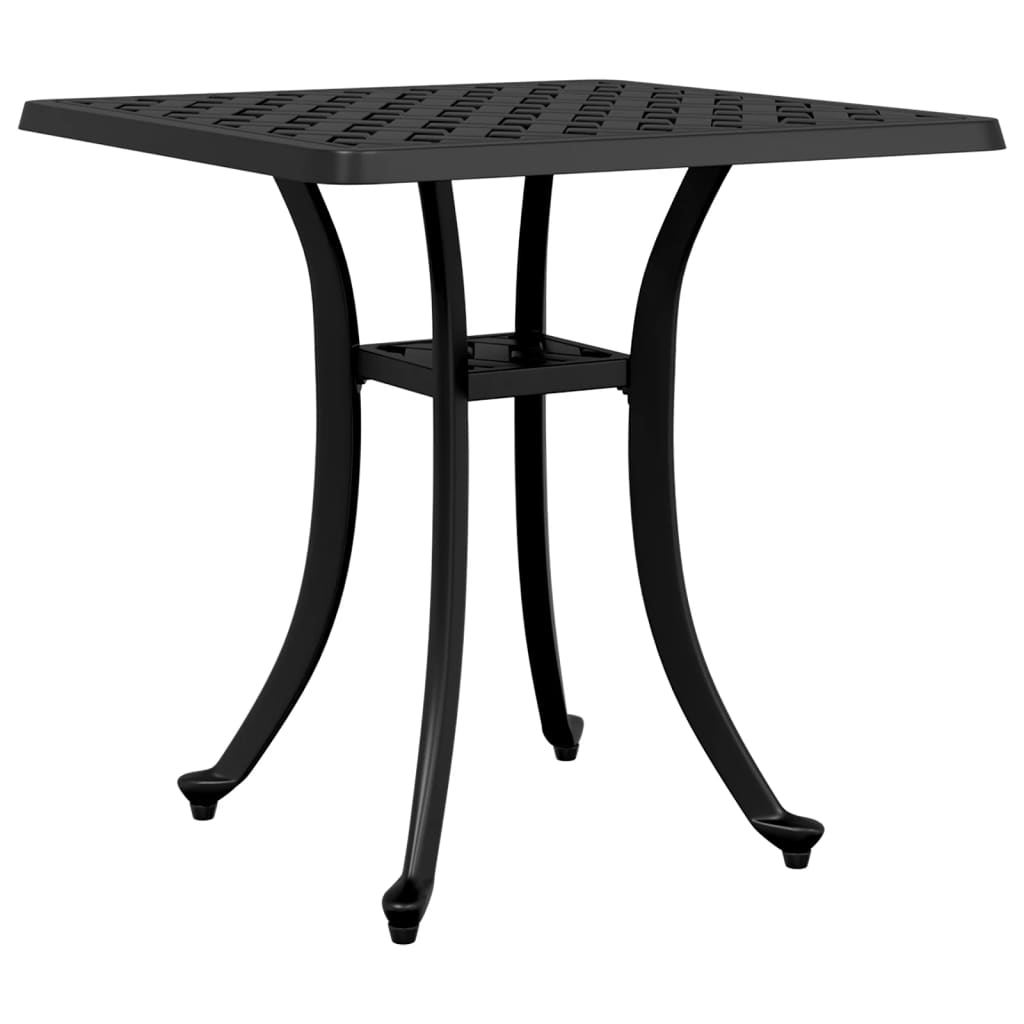 Garden Table | Black | Cast Aluminium | Medium |  Durable  | Garden Table
