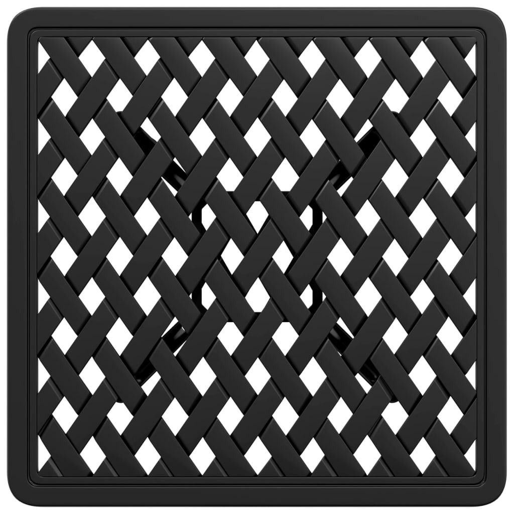 Garden Table | Black | Cast Aluminium | Medium |  Durable  | Garden Table