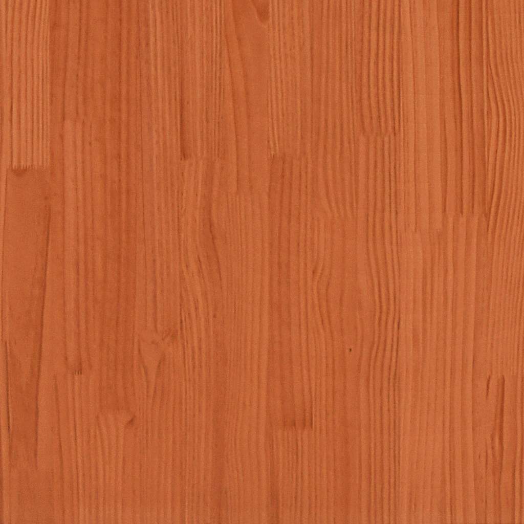 8 Piece Garden Lounge Set Wax Brown Solid Wood Pine