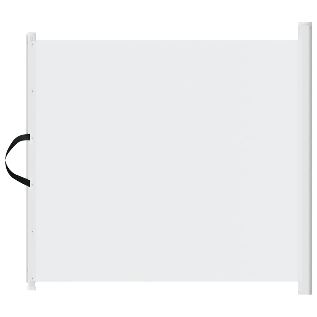 Retractable Pet Gate White 82,5x125 cm