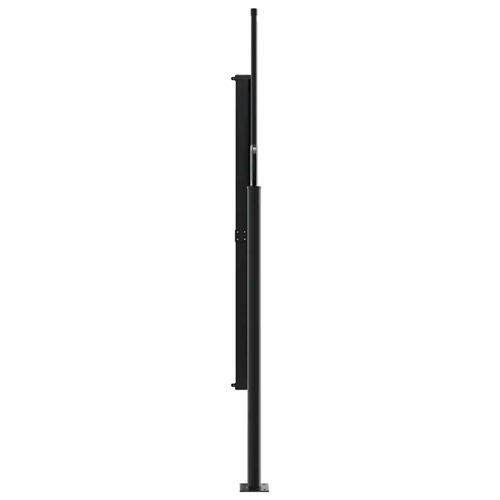 Retractable Side Awning Dark Green 180x500 cm