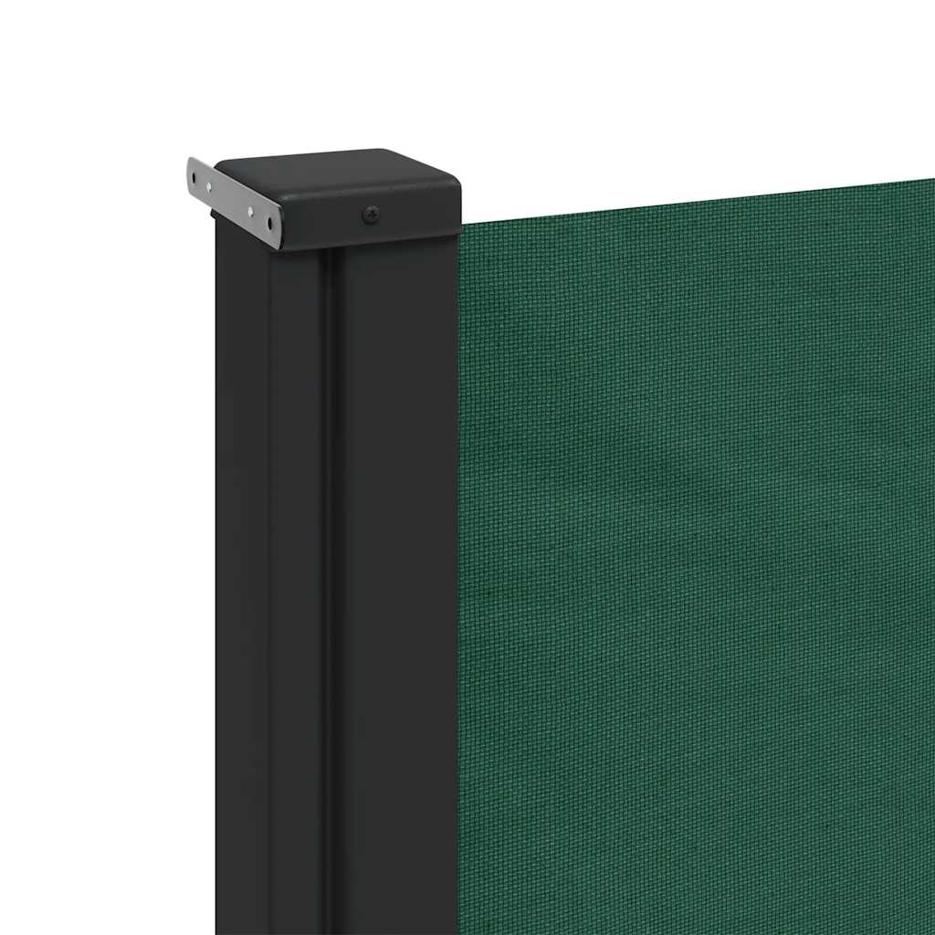 Retractable Side Awning Dark Green 200x500 cm