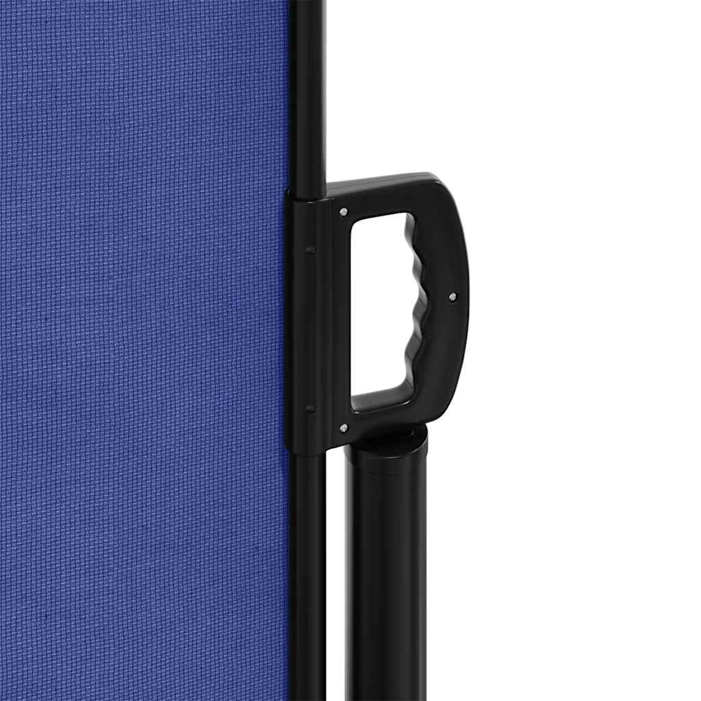 Retractable Side Awning Blue 100x1000 cm