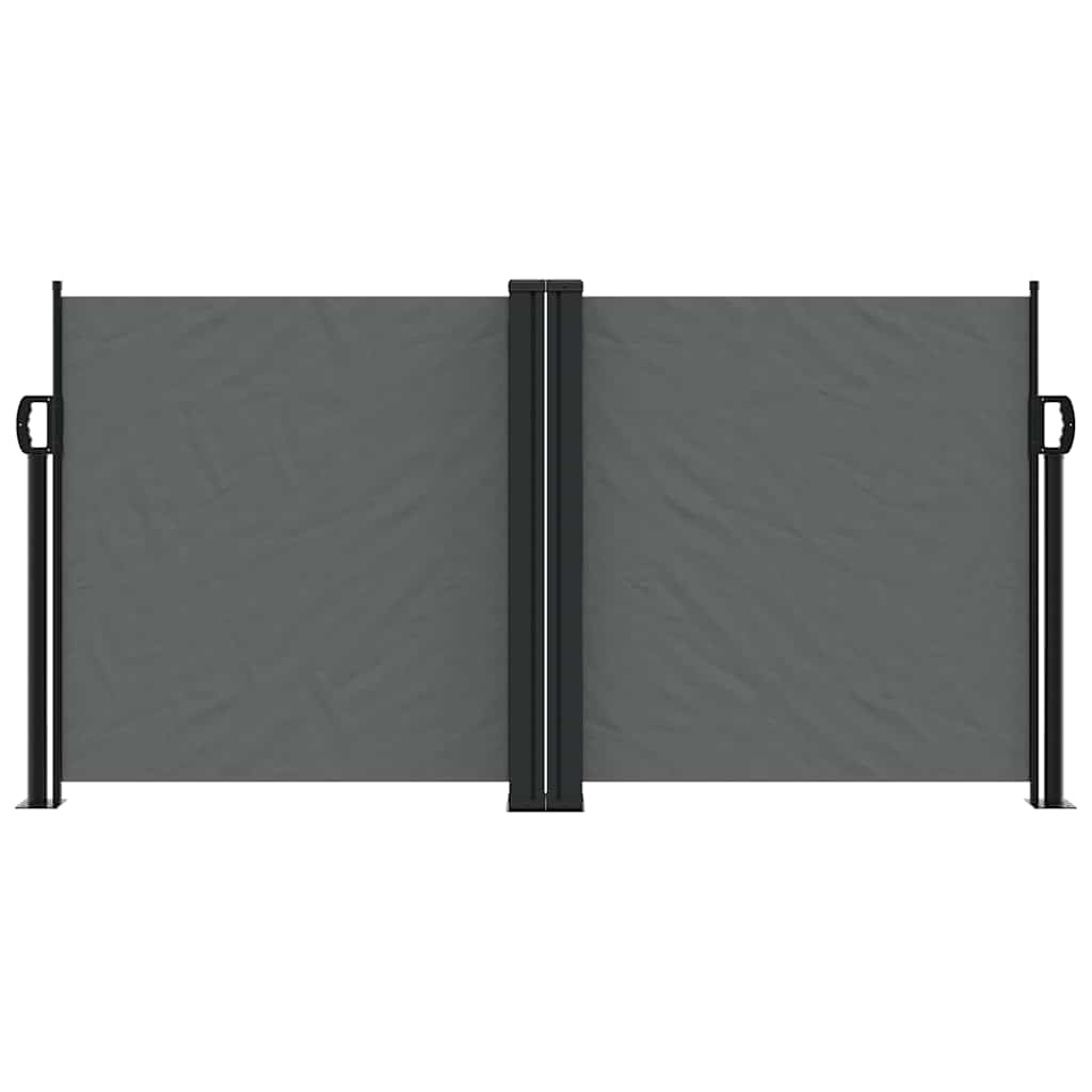 Retractable Side Awning Anthracite 120x1200 cm