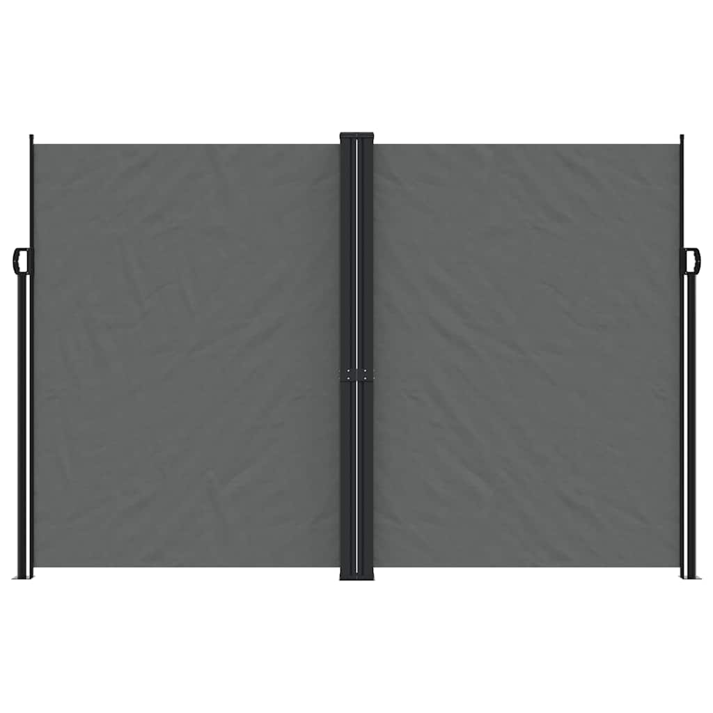 Retractable Side Awning Anthracite 220x1200 cm