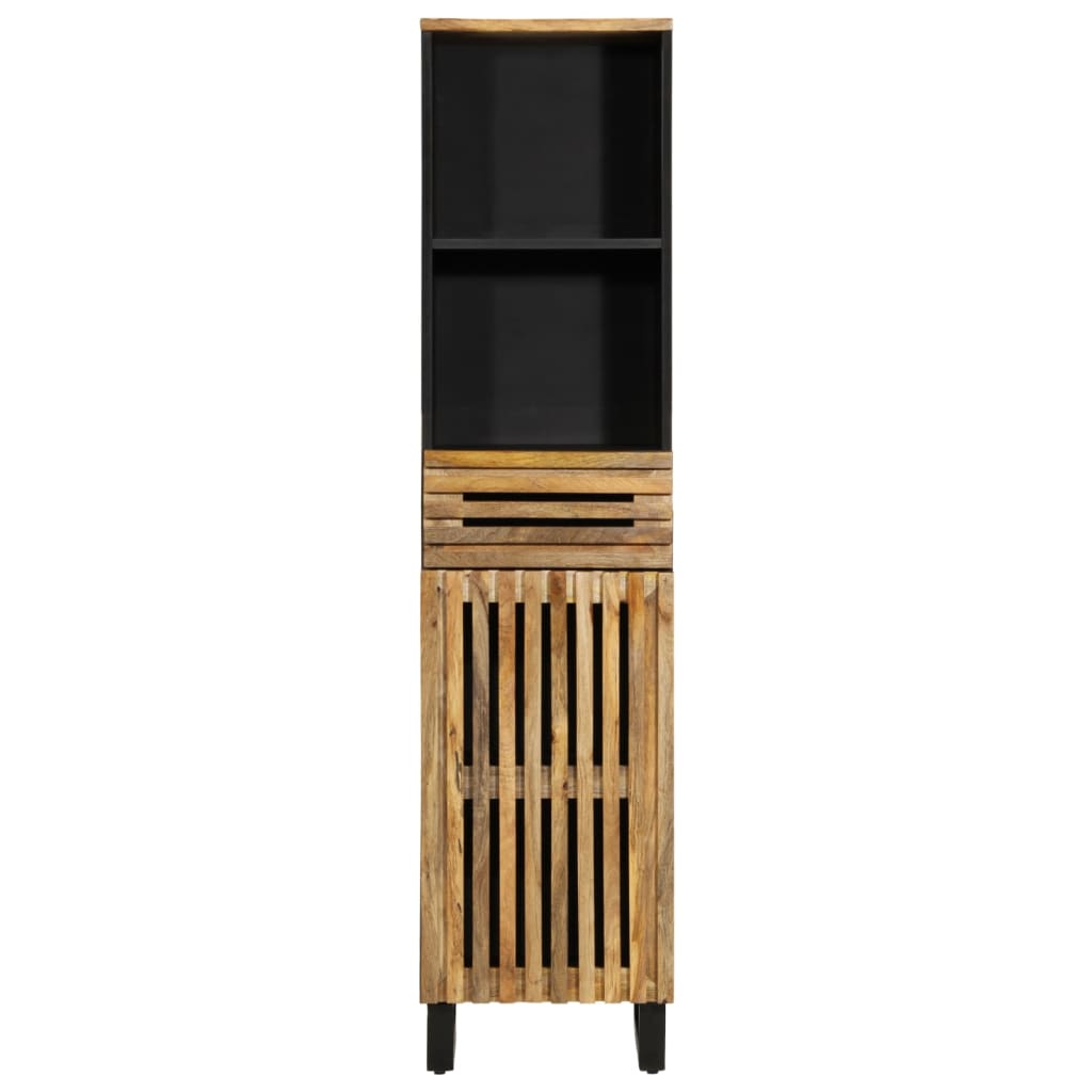 Sideboard 38x34x160 cm Solid Wood Rough Mango