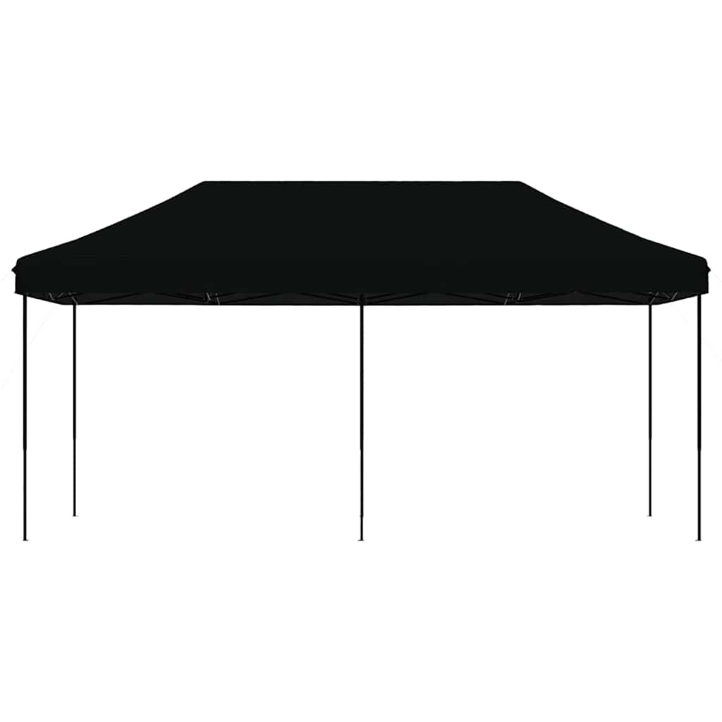 Party Tent Black with Black Frame Oxford Fabric
