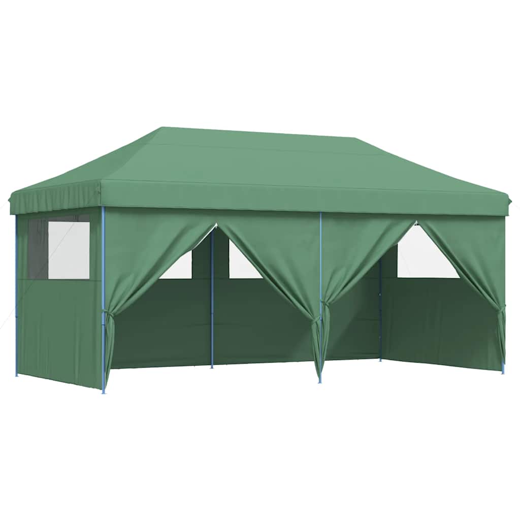 Party Tent Green with Blue Frame Oxford Fabric