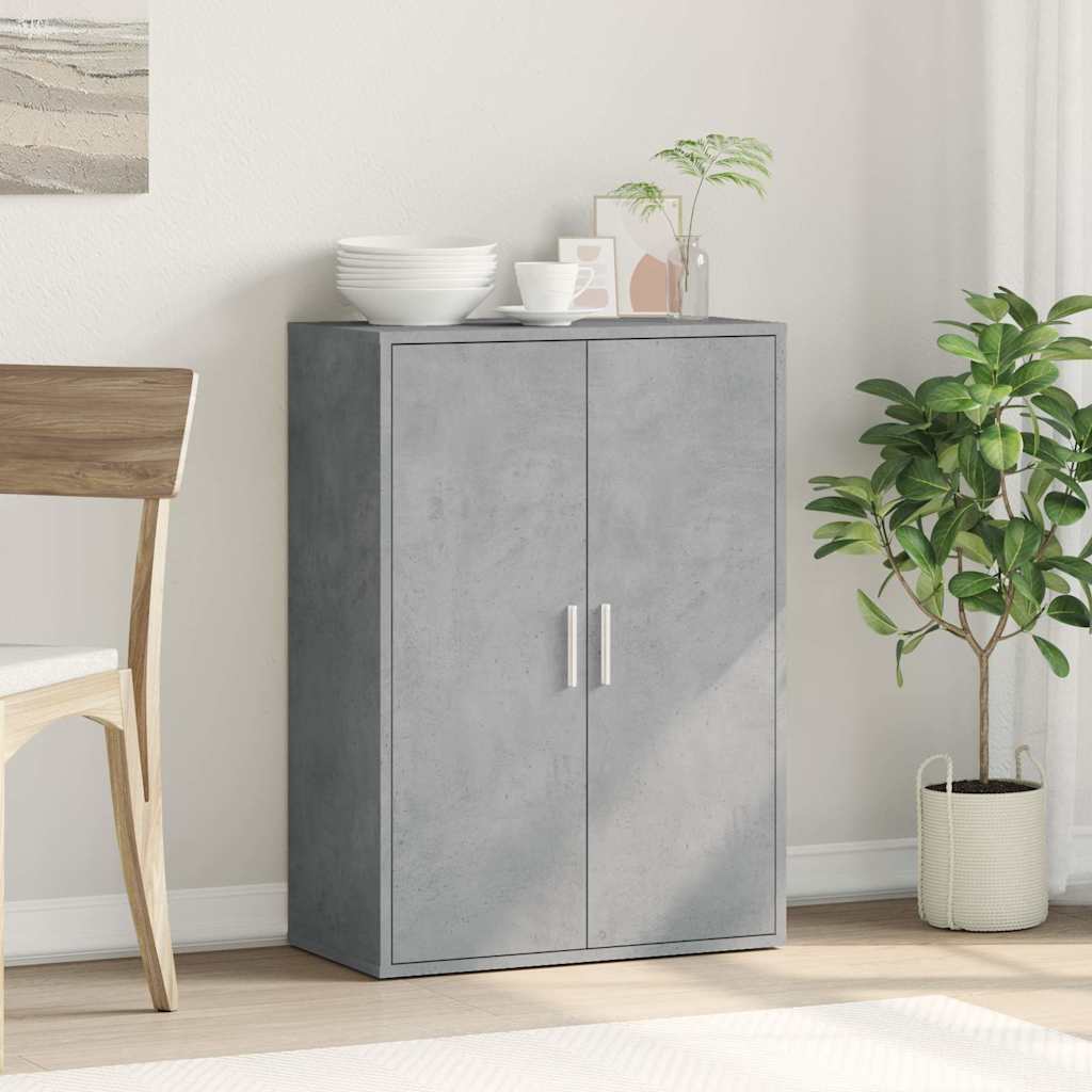 Sideboard Concrete Grey 60x31x84 cm Engineered Wood